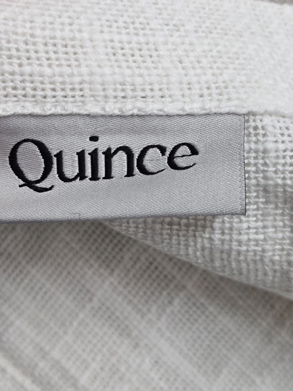 QUINCE Set Of 4 48x108 Cotton Sheer Curtains White 0945